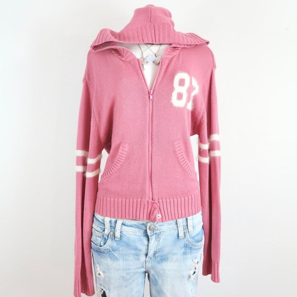vintage rare side street pink zip up hoodie 81 graphic y2k